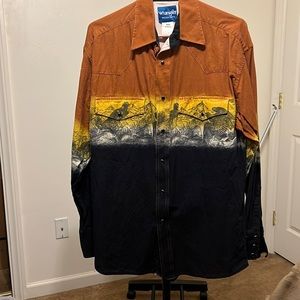 Men’s snap up wrangler shirt